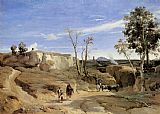 Jean-Baptiste-Camille Corot La Cervara, the Roman Countryside painting